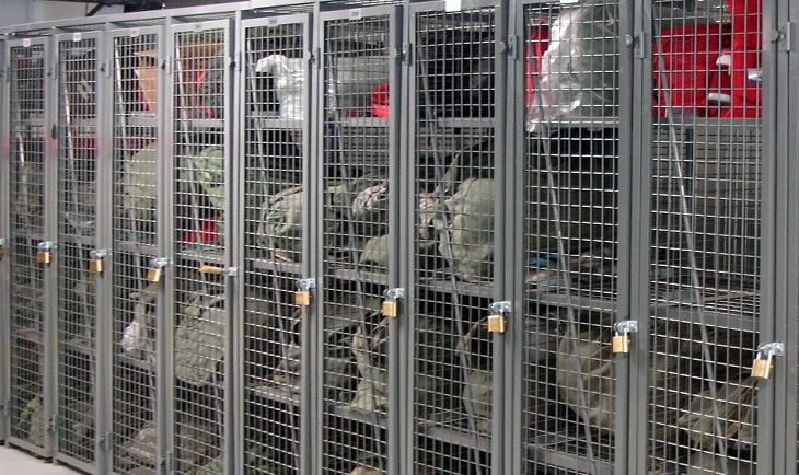 Metal on sale mesh lockers